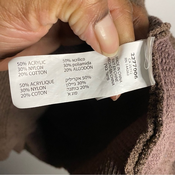 Devoted Women's Mauve Knit Mock Neck Sweater - Picture 6 of 8